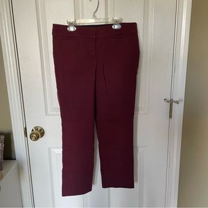 LOFT Maroon Dress Pants